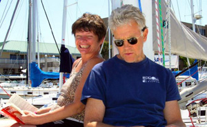 Phyllis Macay y Bob Riggle, la pareja invitada en el yate Quest, capturado por piratas en Somalia. Joe Grande | AP 